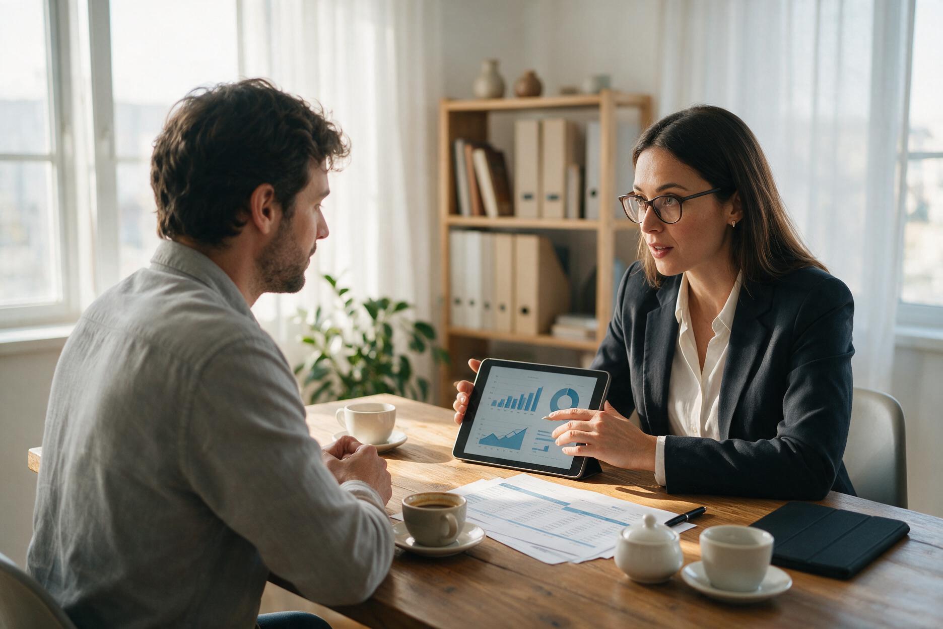 Atendimento personalizado a cliente na Elo Contabilidade